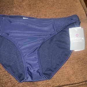 Athleta blue bathing suit bottom